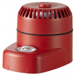 ROLP-LX-RR - Sounder beacon with red housing and red flash color